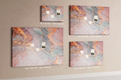 Painel em cortiça Mármore decorativo