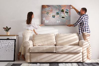 Painel em cortiça Mármore decorativo