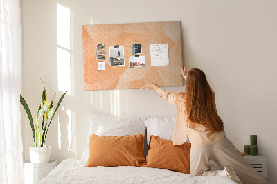 Painel em cortiça Triângulos abstratos