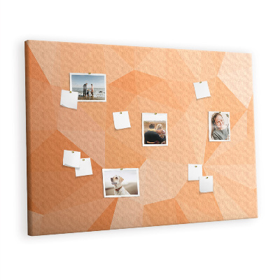 Painel em cortiça Triângulos abstratos