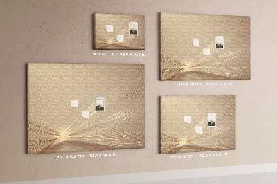 Quadro em cortiça Luz abstrata