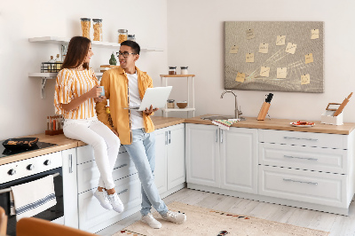 Quadro em cortiça Luz abstrata