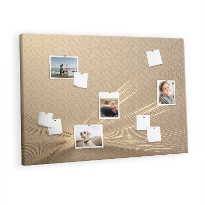 Quadro em cortiça Luz abstrata