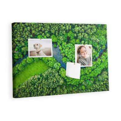 Quadro em cortiça Rio na floresta