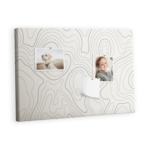 Quadro em cortiça Pontos de abstração