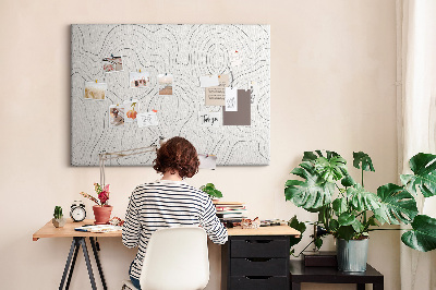 Quadro em cortiça Pontos de abstração