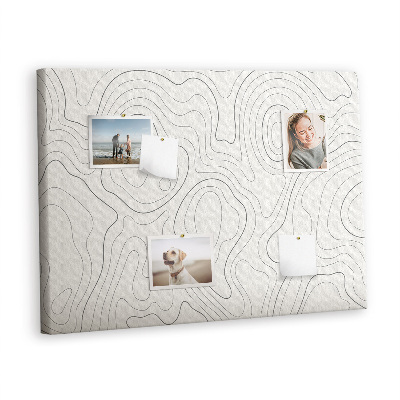 Quadro em cortiça Pontos de abstração