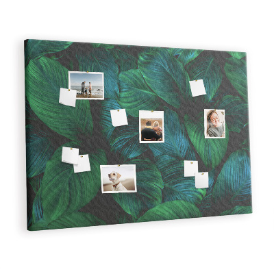 Painel em cortiça Folhas da natureza