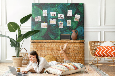 Painel em cortiça Folhas da natureza