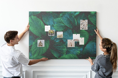 Painel em cortiça Folhas da natureza