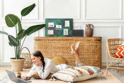 Painel em cortiça Folhas da natureza