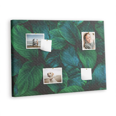 Painel em cortiça Folhas da natureza