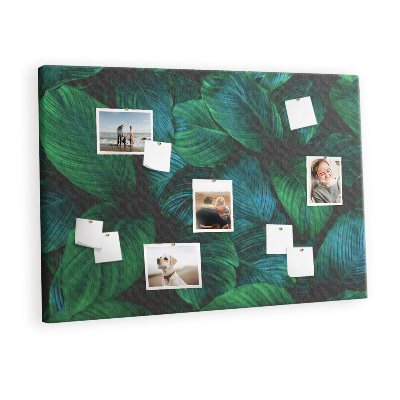 Painel em cortiça Folhas da natureza