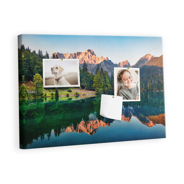 Painel em cortiça Paisagem do lago