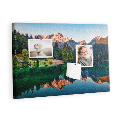 Painel em cortiça Paisagem do lago