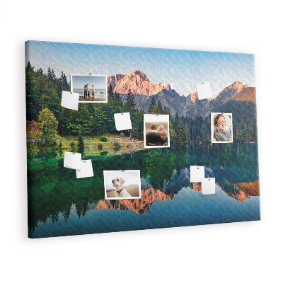 Painel em cortiça Paisagem do lago