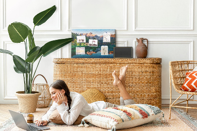 Painel em cortiça Paisagem do lago