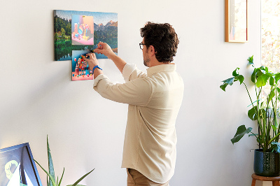 Painel em cortiça Paisagem do lago