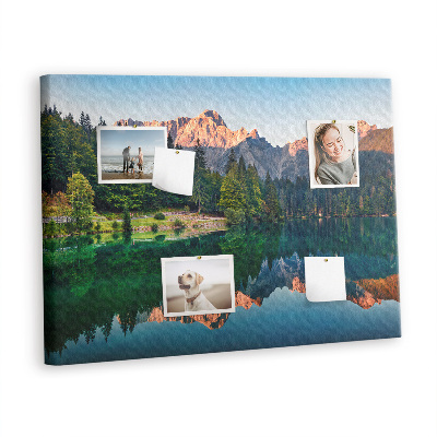 Painel em cortiça Paisagem do lago