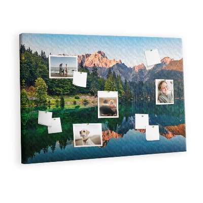 Painel em cortiça Paisagem do lago