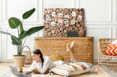 Painel em cortiça Anéis de árvores