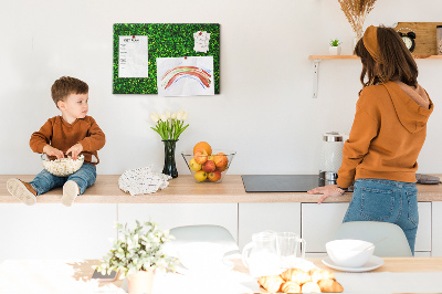 Quadro em cortiça Folhas de sebe