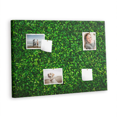 Quadro em cortiça Folhas de sebe