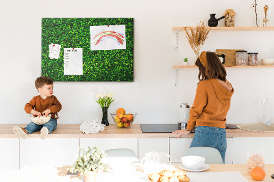 Quadro em cortiça Folhas de sebe
