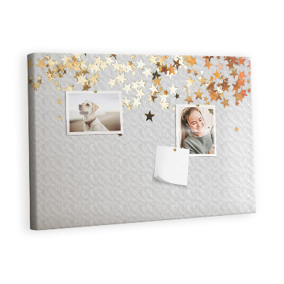 Quadro de aviso de cortiça Estrelas