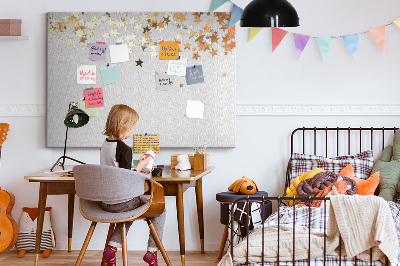 Quadro de aviso de cortiça Estrelas