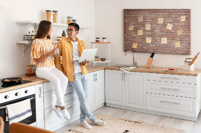 Painel em cortiça Parede de tijolos