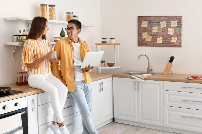 Painel em cortiça Parede de tijolos