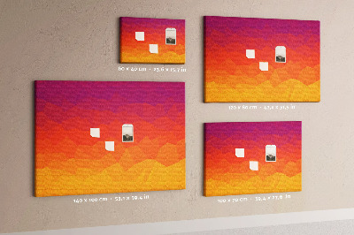 Painel em cortiça Nascer do sol