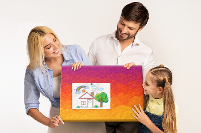 Painel em cortiça Nascer do sol