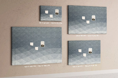 Quadro de aviso de cortiça Atração de ondas