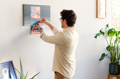 Quadro de aviso de cortiça Atração de ondas