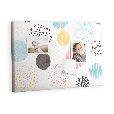 Painel em cortiça Padrão geométrico