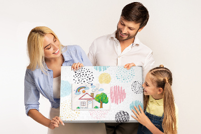 Painel em cortiça Padrão geométrico