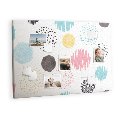 Painel em cortiça Padrão geométrico