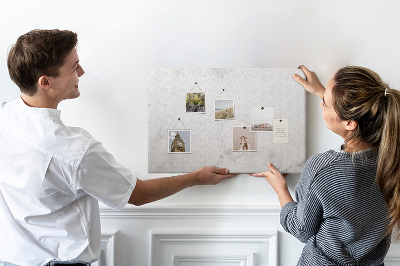 Quadro de aviso de cortiça Mármore