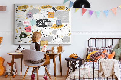 Painel em cortiça Metas de Ano Novo