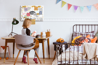 Painel em cortiça Metas de Ano Novo