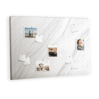 Quadro de aviso de cortiça Mármore decorativo