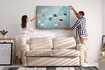 Painel em cortiça Mármore decorativo