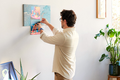 Painel em cortiça Mármore decorativo