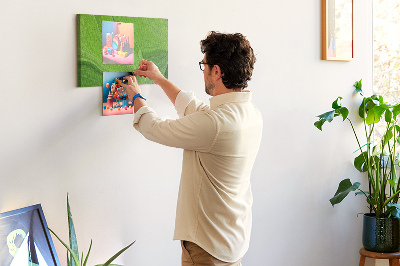 Quadro de aviso de cortiça Ondas modernas