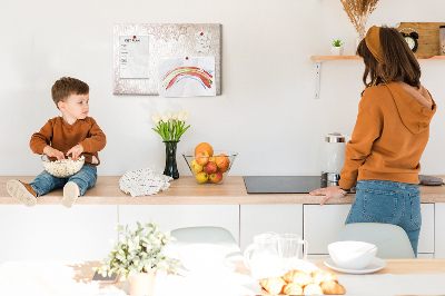 Painel em cortiça Padrão decorativo