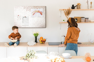 Painel em cortiça Padrão decorativo