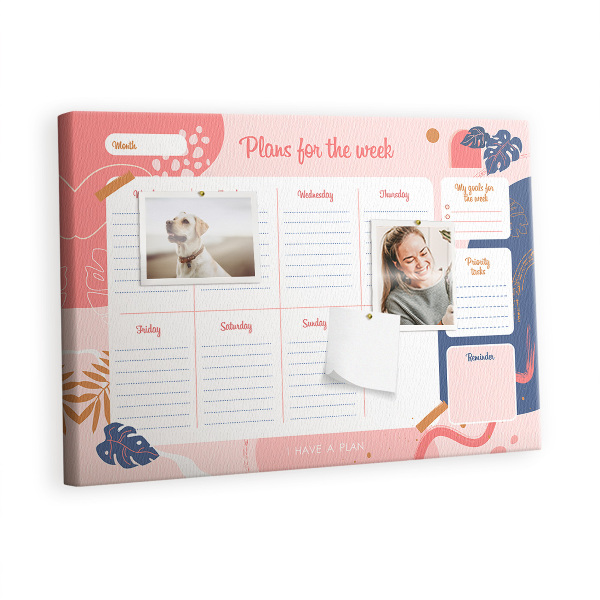 Painel em cortiça Plano modernista