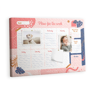 Painel em cortiça Plano modernista